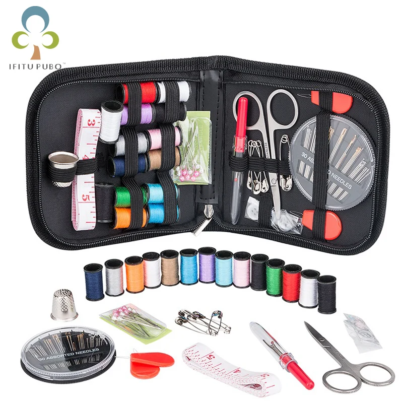 70pcs/set Portable DIY Sewing Box Set Multi-function Travel Sewing Kit Needle Thread Threader Tape Scissor Storage Bag ZXH
70pcs/set Portable DIY Sewing Box Set Multi-function Travel Sewing Kit Needle Thread Threader Tape Scissor Storage Bag ZXH