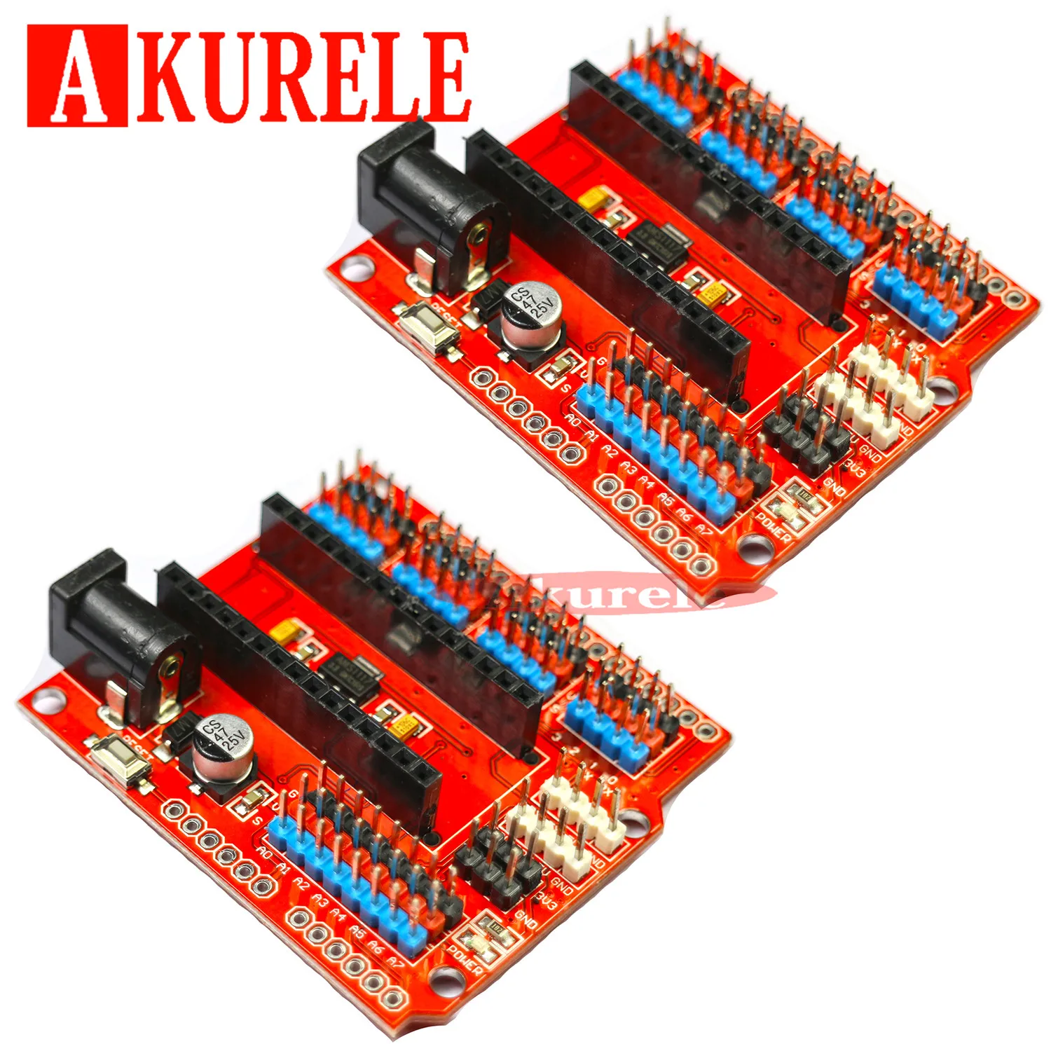 2pcs NANO Expansion Prototype Shield I/O Extension Board Module Smart Electronics Nano V3.0 3.0 Controller Board for Arduino
2pcs NANO Expansion Prototype Shield I/O Extension Board Module Smart Electronics Nano V3.0 3.0 Controller Board for Arduino