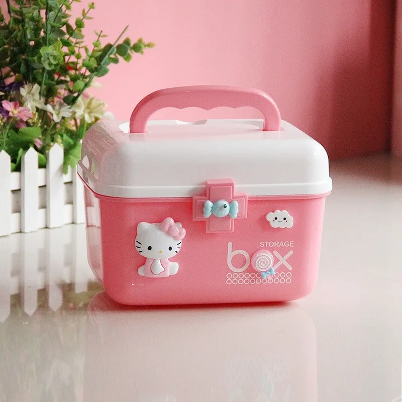 Household Medicine Box Hello Kitty Storage Box Large Capacity Baby Small Medicine Box Child Storage Box for Toys
Household Medicine Box Hello Kitty Storage Box Large Capacity Baby Small Medicine Box Child Storage Box for Toys