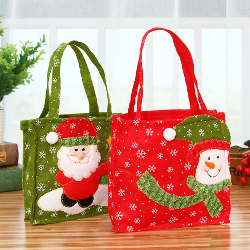 Creative Christmas New Year Candy Bags Hanging Christmas Gift Bags Print Santa Claus Snowman Candy Handbag Christmas decoration 
Creative Christmas New Year Candy Bags Hanging Christmas Gift Bags Print Santa Claus Snowman Candy Handbag Christmas decoration