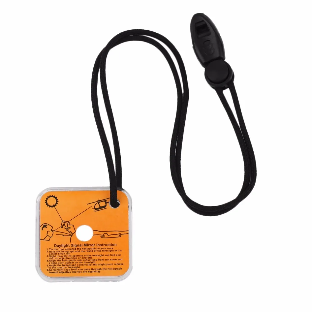 Heliograph Signal Mirror With Whistle Multifunctional Outdoor Emergency Survival Tool With Targeting Function First Aid Kits
Heliograph Signal Mirror With Whistle Multifunctional Outdoor Emergency Survival Tool With Targeting Function First Aid Kits