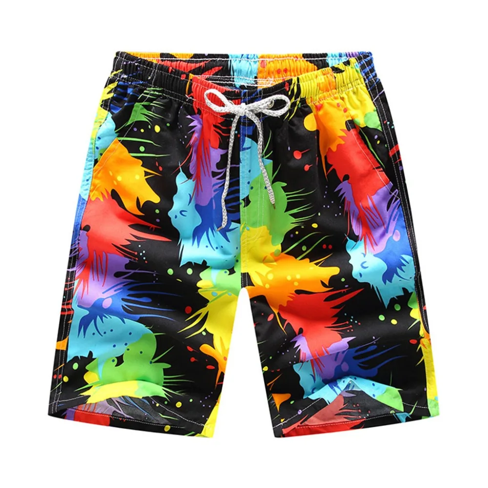 

2020 Fast-drying Men's Color Shorts Swimming Beach Shorts Flower Surfboard Shorts Swimming boardshorts beach men Board shorts