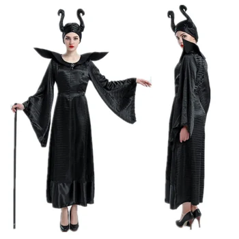 Cosplay Lady Costume Halloween Cosplay Sleeping Curse Dark Witch Devil Queen Costume Party Stage Performance Costume new
Cosplay Lady Costume Halloween Cosplay Sleeping Curse Dark Witch Devil Queen Costume Party Stage Performance Costume new