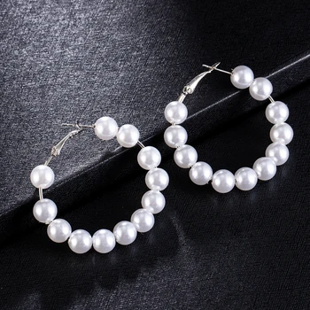 2019 Big Simulated Pearl Stud Earrings for Women Fashion Bohemian Statement Pearl Earrings Charm Fashion Jewelry Ear Ring Gifts
2019 Big Simulated Pearl Stud Earrings for Women Fashion Bohemian Statement Pearl Earrings Charm Fashion Jewelry Ear Ring Gifts