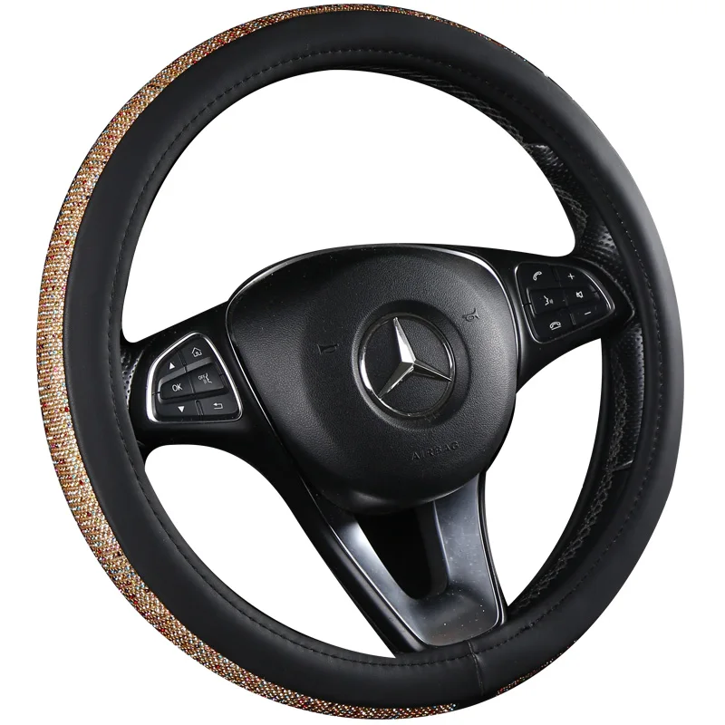 Автомобильный кожаный чехол на руль из углеродного волокна ar для Mercedes Benz SLK-Class W170
