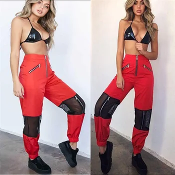 Explosion 2020 nian Spring and Summer Fashion Sexy Mesh Zipper Stitching nv yun dong Trousers 0746
Explosion 2020 nian Spring and Summer Fashion Sexy Mesh Zipper Stitching nv yun dong Trousers 0746