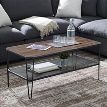 Retro Industrial Style 2 Layer Side Tables Small Apartment Living Room Rectangular Table Minimalist Metal Coffee Table
Retro Industrial Style 2 Layer Side Tables Small Apartment Living Room Rectangular Table Minimalist Metal Coffee Table