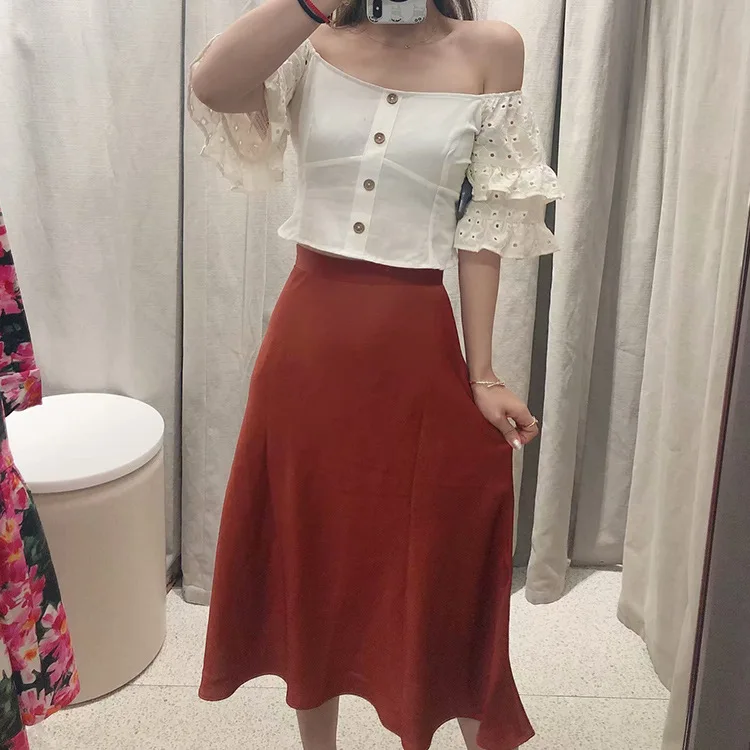 Spring And Summer New Style High Waist Skirt Long Skirts Women's Solid Color Silky Hong Kong Flavor INS Super Fire Online Celebr
Spring And Summer New Style High Waist Skirt Long Skirts Women's Solid Color Silky Hong Kong Flavor INS Super Fire Online Celebr