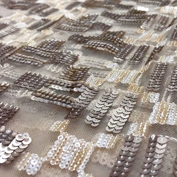 Embroidery Plating colors sequins decorated handmade lace fabric for evening party dress 5 yards/a lot
Embroidery Plating colors sequins decorated handmade lace fabric for evening party dress 5 yards/a lot