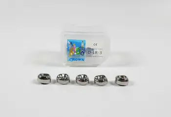 5pcs/Box Dental Kids Primary Molar Crowns Stainless Steel Pediatric Anteriors Posterior Crown Lower Left/Right 
5pcs/Box Dental Kids Primary Molar Crowns Stainless Steel Pediatric Anteriors Posterior Crown Lower Left/Right