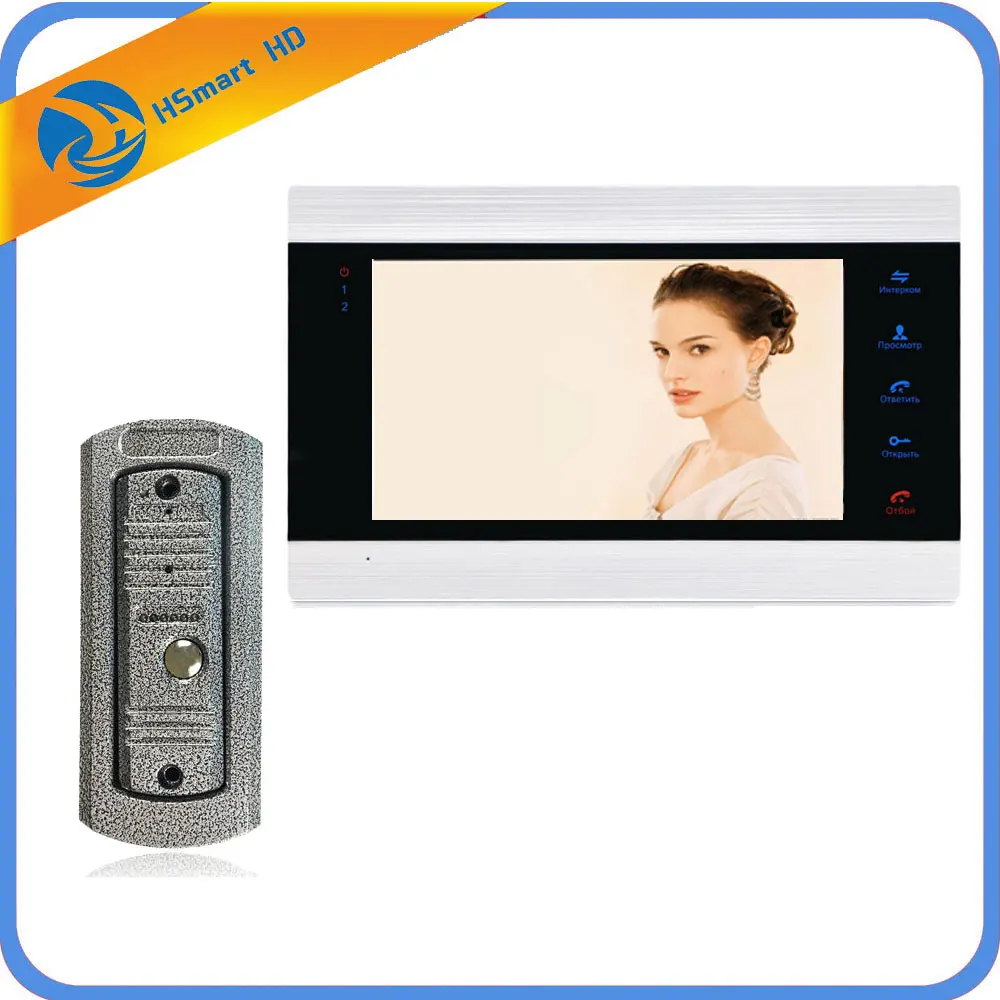 New Touch Key 7 inch Video Doorbell Monitor Intercom With Metal Outdoor Camera IP65 Door Phone Intercom System
New Touch Key 7 inch Video Doorbell Monitor Intercom With Metal Outdoor Camera IP65 Door Phone Intercom System