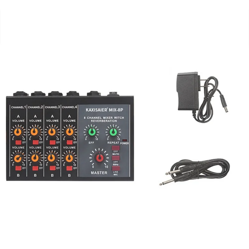 Reverb Microphone Extension Instrument Reverb Effect Mixer 8-channel Mixer Microphone
Reverb Microphone Extension Instrument Reverb Effect Mixer 8-channel Mixer Microphone