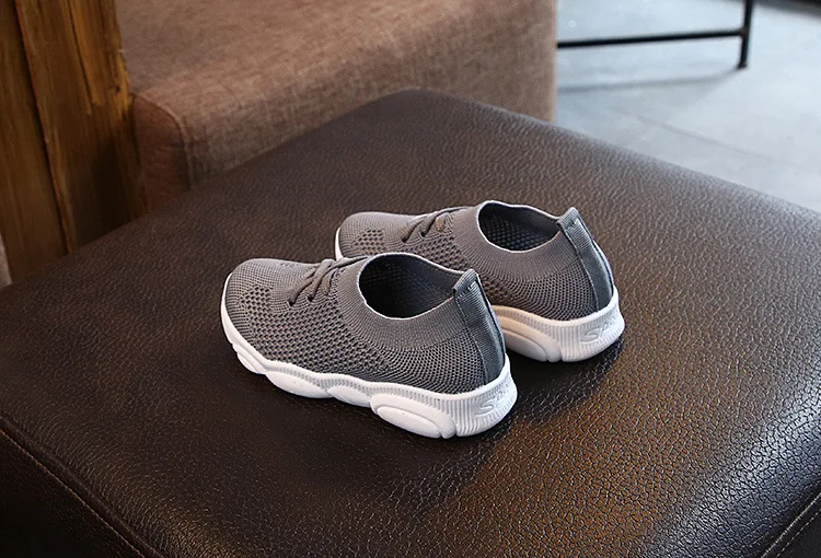New Baby Sneakers 2020 Fashion Children's Flat Shoes Baby Kids Girls Shoes Stretch Breathable Mesh Sports Running Shoes