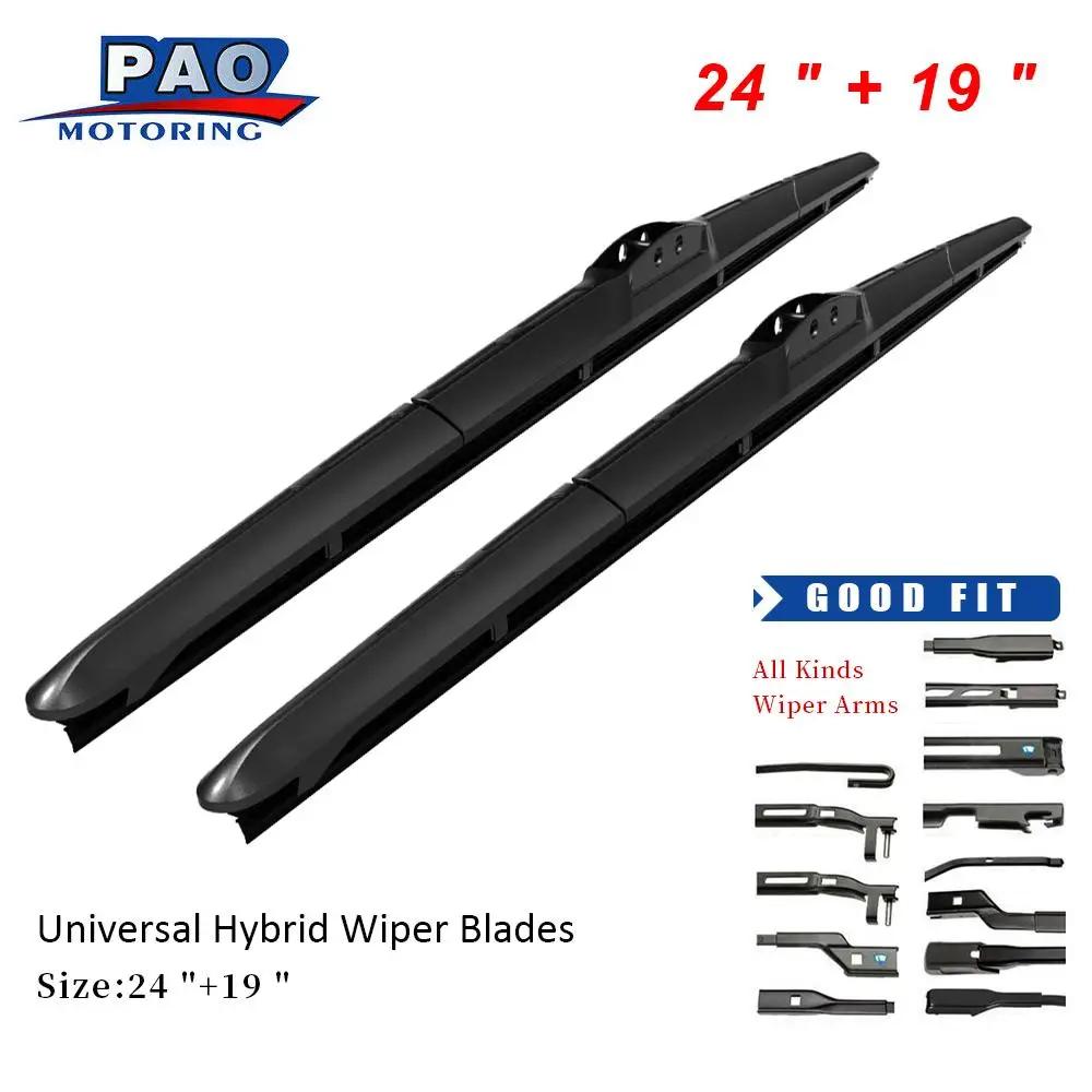 Front Car Wiper Blade For Lexus Universal Type 19" & 24" Windscreen Windshield Rubber Hybrid Auto Wipers Accessories
Front Car Wiper Blade For Lexus Universal Type 19" & 24" Windscreen Windshield Rubber Hybrid Auto Wipers Accessories