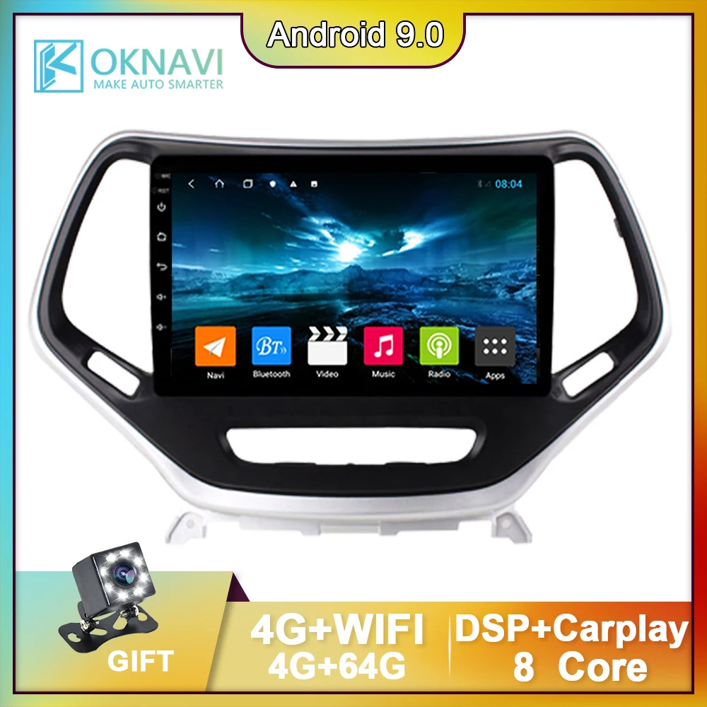 For Jeep Cherokee 2015-218 2 Din Android 9.0 DSP Smart Car Radio Multimedia Video Stereo Player Navigation GPS No DVD 4G+WiFi FM
For Jeep Cherokee 2015-218 2 Din Android 9.0 DSP Smart Car Radio Multimedia Video Stereo Player Navigation GPS No DVD 4G+WiFi FM