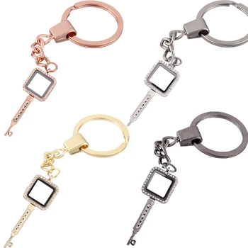 4PCS 4colors Choose Rhinestone Square Key Glass floating locket keychain Key ring Pendants Fit floating charms Free Shipping
4PCS 4colors Choose Rhinestone Square Key Glass floating locket keychain Key ring Pendants Fit floating charms Free Shipping