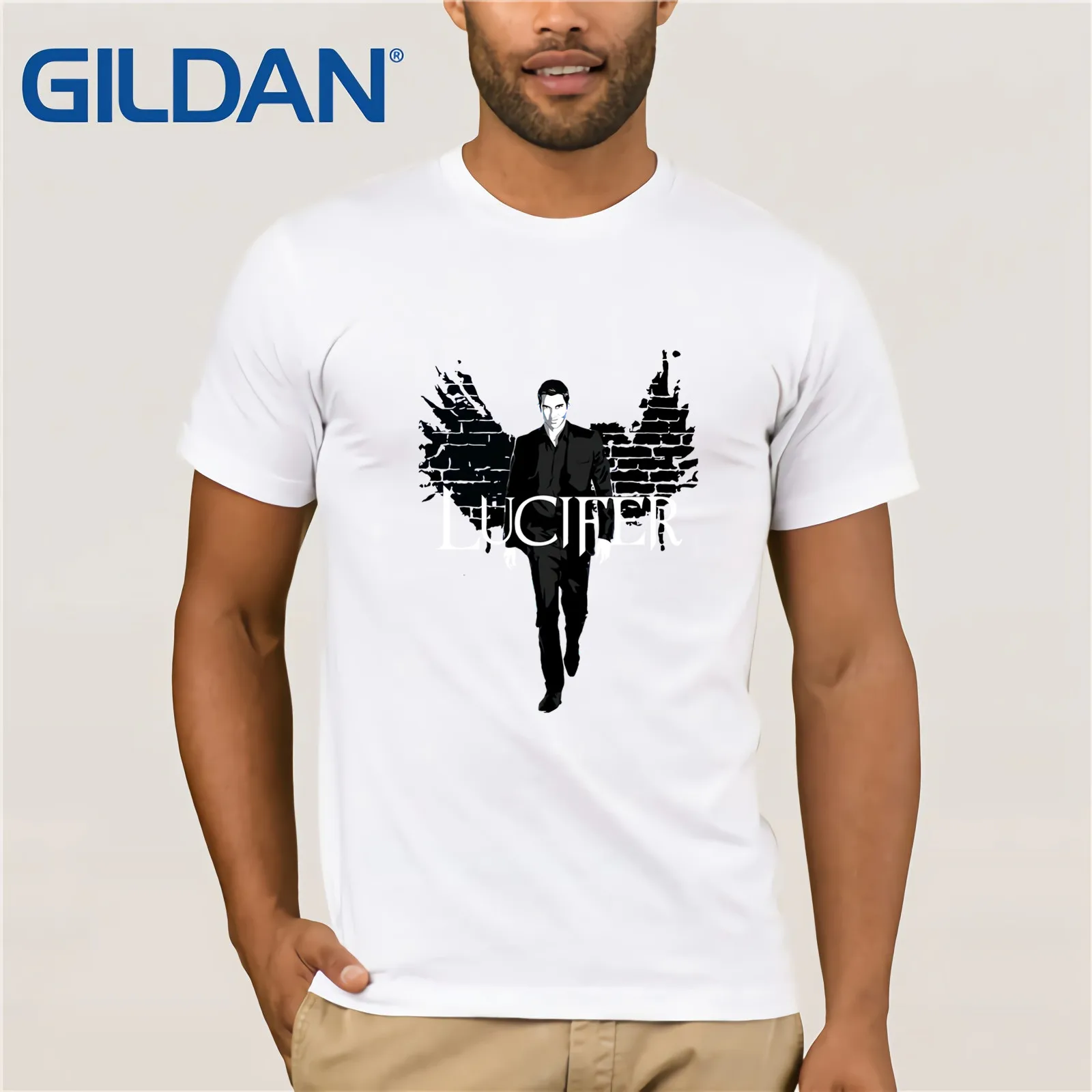 King of Hell Lucifer T Shirts Round Collar T-Shirts Short Sleeve Tees Hip-hop Men 100% Cotton Fun Gift
King of Hell Lucifer T Shirts Round Collar T-Shirts Short Sleeve Tees Hip-hop Men 100% Cotton Fun Gift