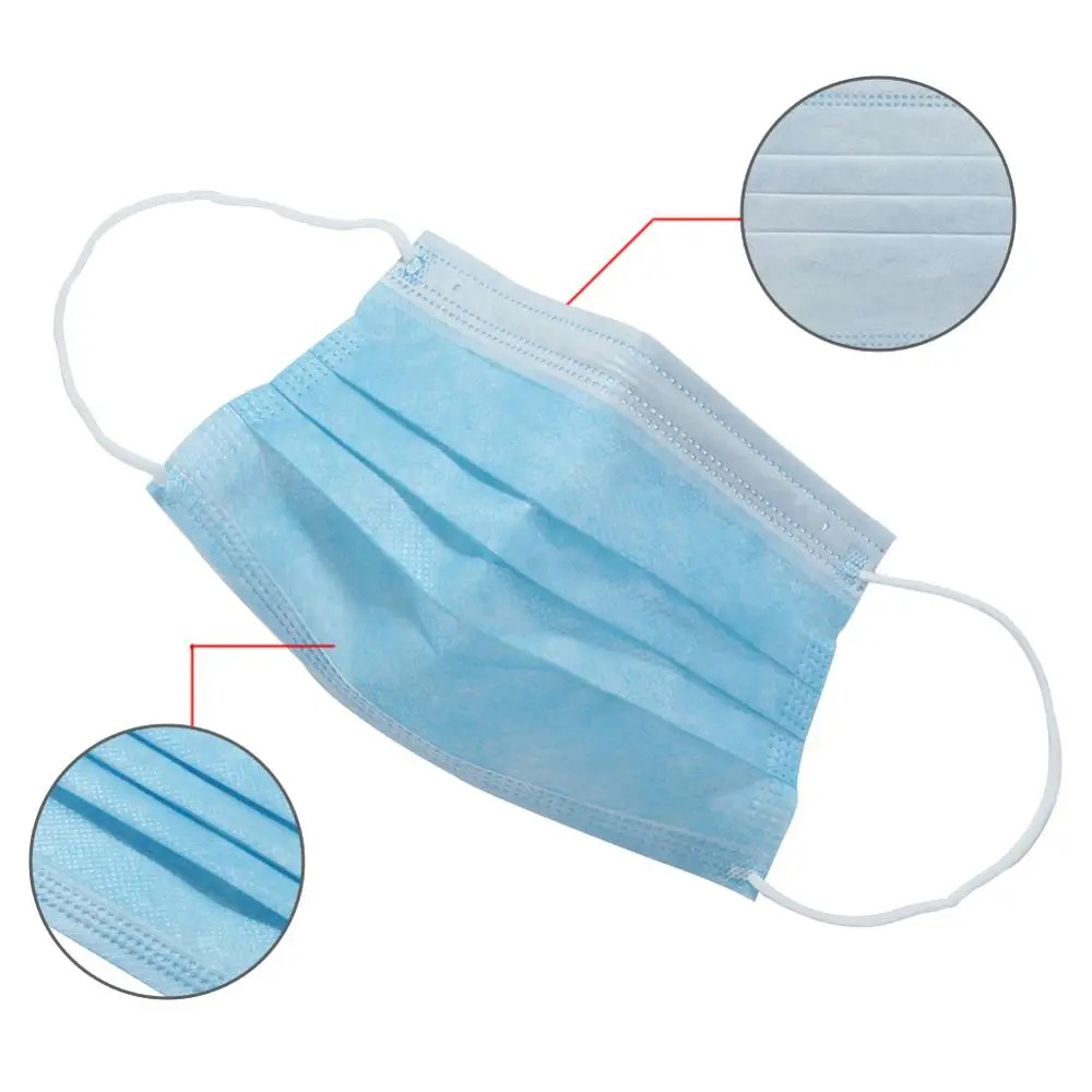 30Pcs/Lot Disposable Masks 3-layer Non-Woven Masks Anti Virus Dust Mouth Face Mask Protection Soft Protective Mask
30Pcs/Lot Disposable Masks 3-layer Non-Woven Masks Anti Virus Dust Mouth Face Mask Protection Soft Protective Mask