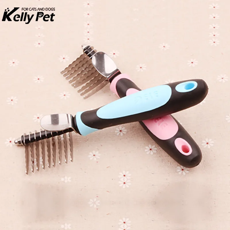 Tangles and Matted Hair Cutter Rake Remover Comb Grooming Tool Detangler Brush Shedding Trimmer For Dog Cat Pet Safe Edges
Tangles and Matted Hair Cutter Rake Remover Comb Grooming Tool Detangler Brush Shedding Trimmer For Dog Cat Pet Safe Edges