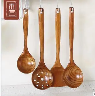 Natural Wood Tableware Spoon Ladle Turner Long Rice Colander Soup Skimmer Cooking Spoons Scoop Kitchen Tool Set
Natural Wood Tableware Spoon Ladle Turner Long Rice Colander Soup Skimmer Cooking Spoons Scoop Kitchen Tool Set