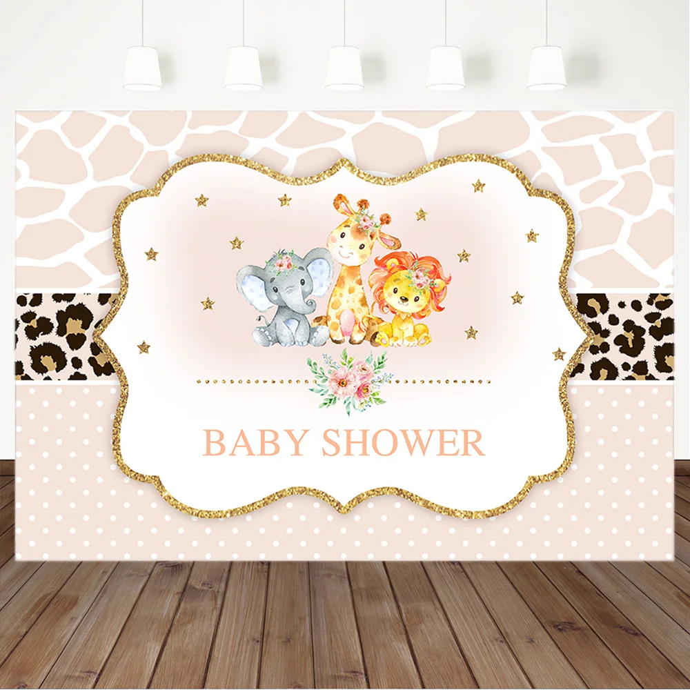 Woodland Baby Shower Backdrop Animal Lion Elephant Flowers Photography Background Dessert Table Decorations Bnaner Backdrops
Woodland Baby Shower Backdrop Animal Lion Elephant Flowers Photography Background Dessert Table Decorations Bnaner Backdrops