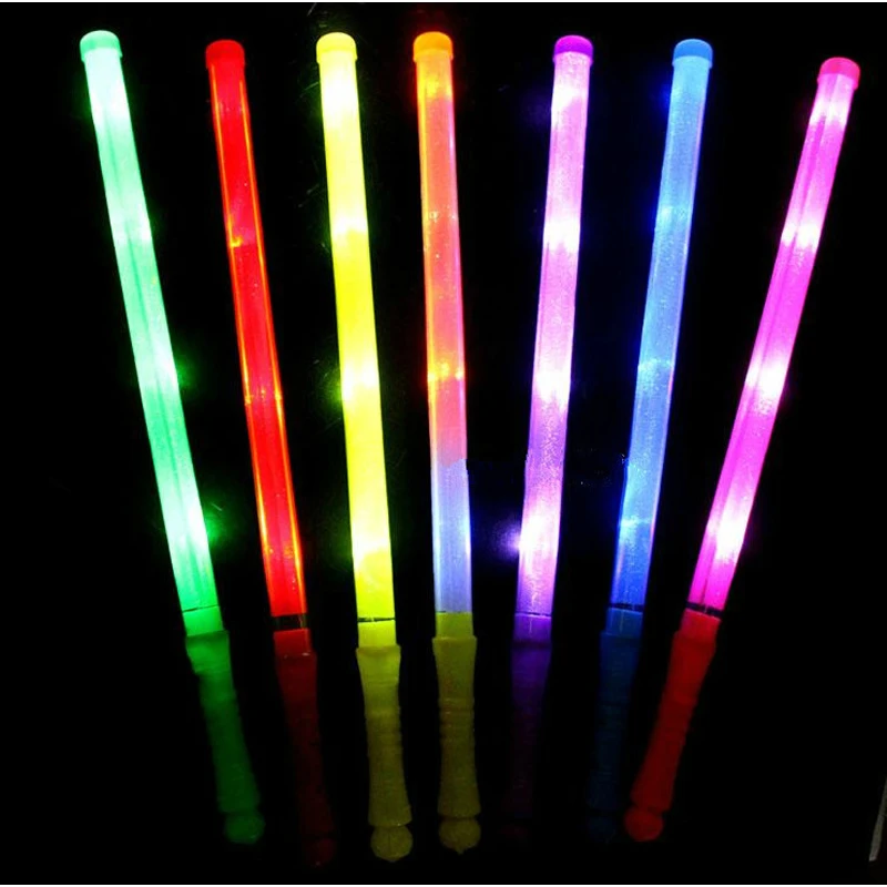 

Flashing light up sticks LED Strobe Wands Light-Up Blinking Sticks Glowing Luminous Toys For Concerts Party Four lights LED