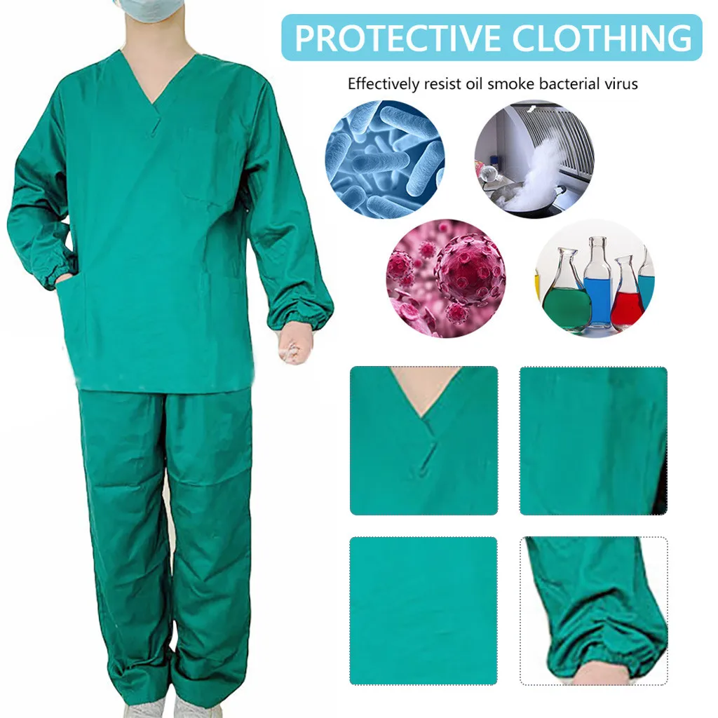 Защитный костюм для медсестер туника здоровья униформа врачей работников