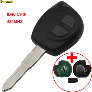 Jingyuqin Remote Car Key for SUZUKI SWIFT SX4 ALTO VITARA IGNIS JIMNY Splash Car Accessories 434MHz ID46 Chip 2 Buttons 
Jingyuqin Remote Car Key for SUZUKI SWIFT SX4 ALTO VITARA IGNIS JIMNY Splash Car Accessories 434MHz ID46 Chip 2 Buttons