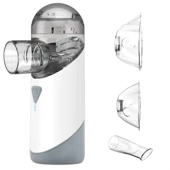 Portable Nebulizer Handheld Humidifier Medical Waterproof Vibrating Mesh Nebulizer Machine for Home and Travel Use with 2 Masks
Portable Nebulizer Handheld Humidifier Medical Waterproof Vibrating Mesh Nebulizer Machine for Home and Travel Use with 2 Masks