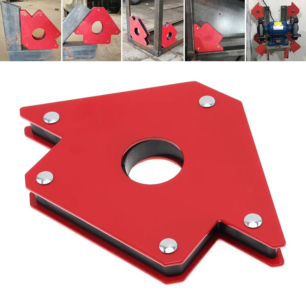 1PCS 75LBS/50LBS/25LBS Ferrite Magnet Welding Magnetic Holder Strong Magnet 3 Angle Arrow Position Power Soldering Locator Tool
1PCS 75LBS/50LBS/25LBS Ferrite Magnet Welding Magnetic Holder Strong Magnet 3 Angle Arrow Position Power Soldering Locator Tool