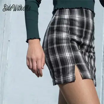 Women Summer Plaid Pencil Skirt Mini Fashion Casual Ladies Skirt Chic Sexy Streetwear Split Elegant Elastic Female Bodycon Skirt
Women Summer Plaid Pencil Skirt Mini Fashion Casual Ladies Skirt Chic Sexy Streetwear Split Elegant Elastic Female Bodycon Skirt
