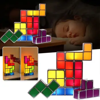 Kids Bedroom Night Lamp DIY Tetris Block Home Decor Decorate Night Light Creative Puzzle Constructible Colorful LED Light
Kids Bedroom Night Lamp DIY Tetris Block Home Decor Decorate Night Light Creative Puzzle Constructible Colorful LED Light
