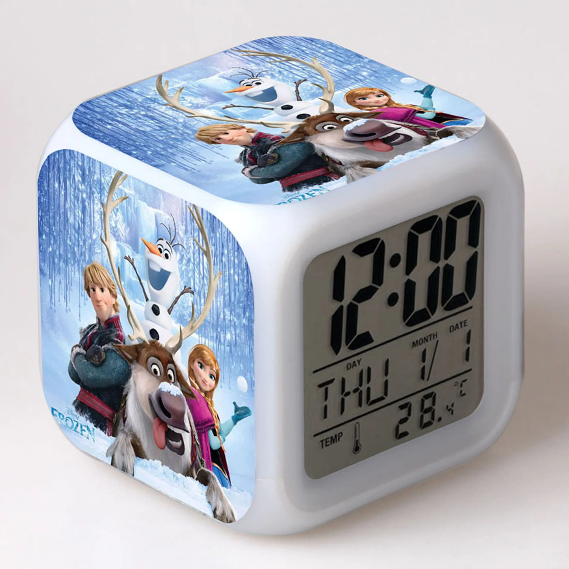 Generic Disney Frozen Alarm Clock Anime Movie Character Aisha Anna