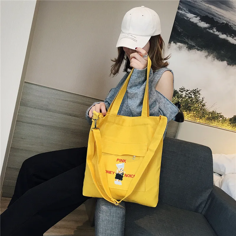 Micro for Creative New Style Canvas Bag Women's Japanese Korean Fashion Casual Simple Versatile Hand Shoulder School Bag
Micro for Creative New Style Canvas Bag Women's Japanese Korean Fashion Casual Simple Versatile Hand Shoulder School Bag