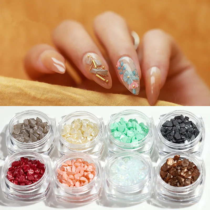 1 Box Colorful Shell Stone Nails Art Sequins for Nail UV Gel Polish Decoration of Nail Accessories
1 Box Colorful Shell Stone Nails Art Sequins for Nail UV Gel Polish Decoration of Nail Accessories
