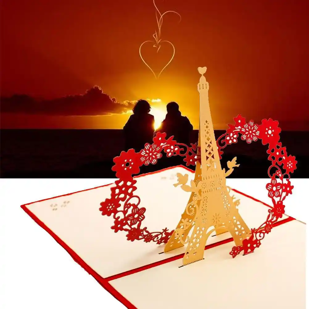 led light music 3d up greeting card postcards birthday christmas