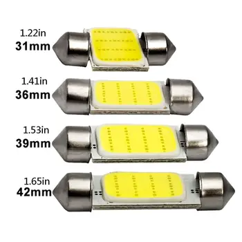2PC High-Power 12 for Core Cob Chip Double-Pointed Car Roof Light 31-42Mm Car Led Reading Light License Plate Light
2PC High-Power 12 for Core Cob Chip Double-Pointed Car Roof Light 31-42Mm Car Led Reading Light License Plate Light