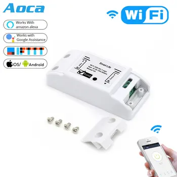 DIY WiFi Smart Light Switch Universal Breaker Timer Smart Life APP Wireless Remote Control Works with Alexa Google Home
DIY WiFi Smart Light Switch Universal Breaker Timer Smart Life APP Wireless Remote Control Works with Alexa Google Home