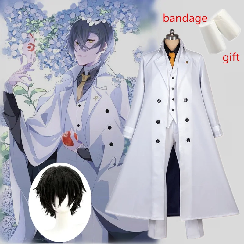 Dazai Osamu Cosplay Costume Adult White Trench Pants Suit Halloween Carnival Uniforms Halloween Costume
Dazai Osamu Cosplay Costume Adult White Trench Pants Suit Halloween Carnival Uniforms Halloween Costume