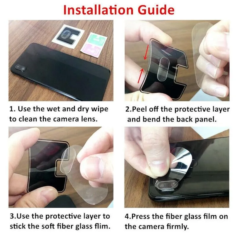 Len Protective Film For Oneplus Nord 5G/ Nord HD Clear Back Tempered Camera Glass Film Lens Protector Fingerprintproof Scre D8J9