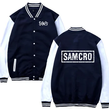 SOA Sons of anarchy the child Fashion SAMCRO Male Casual Baseball Jacket Sweatshirt Hip Hop Baseball uniform Men Sportswear
SOA Sons of anarchy the child Fashion SAMCRO Male Casual Baseball Jacket Sweatshirt Hip Hop Baseball uniform Men Sportswear