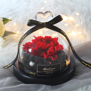 Beauty And The Beast Rose Flower Eternal Carnation In Glass Dome Rose With Led Light For Mother Mother's Day Gift
Beauty And The Beast Rose Flower Eternal Carnation In Glass Dome Rose With Led Light For Mother Mother's Day Gift