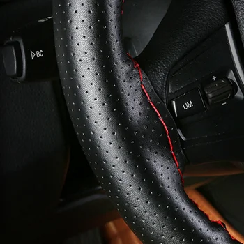 Braid On Steering Wheel Car Steering Wheel Cover With Needles And Thread Genuine Leather Diameter 38cm Steering Cover
Braid On Steering Wheel Car Steering Wheel Cover With Needles And Thread Genuine Leather Diameter 38cm Steering Cover