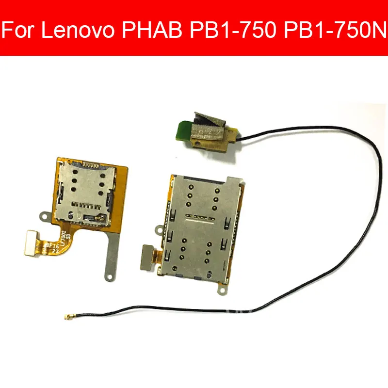 SIM Card Adapter Flex Cable For Lenovo PHAB PB1-750 PB1-750N Antenna Board With Signal Flex Ribbon Repair Replacement
SIM Card Adapter Flex Cable For Lenovo PHAB PB1-750 PB1-750N Antenna Board With Signal Flex Ribbon Repair Replacement