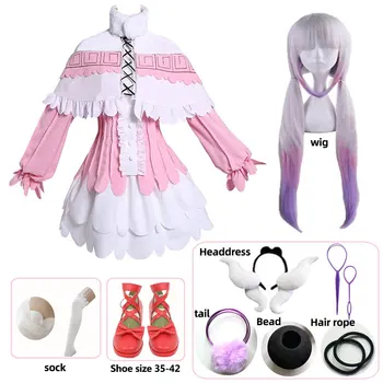 Kanna cosplay Japanese anime girl kobayashi dragon maid kamui kanna cosplay costumes halloween party kawai dress for woman wig
Kanna cosplay Japanese anime girl kobayashi dragon maid kamui kanna cosplay costumes halloween party kawai dress for woman wig