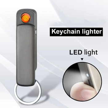 Multifunction Tungsten Turbo Mini Thin Usb Usb Charge Cigarette Electronic Ping Lighter Key Windproof Igniter With Led Light
Multifunction Tungsten Turbo Mini Thin Usb Usb Charge Cigarette Electronic Ping Lighter Key Windproof Igniter With Led Light
