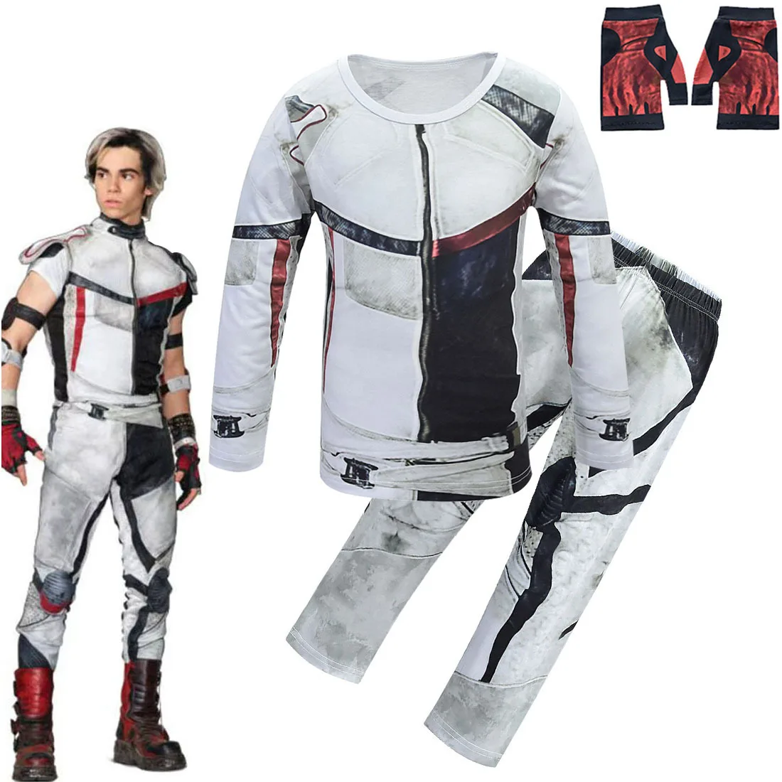 Hot selling Descendants 3 Carlos Gil clothes children's suit DJ Marshmelloed boys and girls pajamas halloween costume for kids
Hot selling Descendants 3 Carlos Gil clothes children's suit DJ Marshmelloed boys and girls pajamas halloween costume for kids