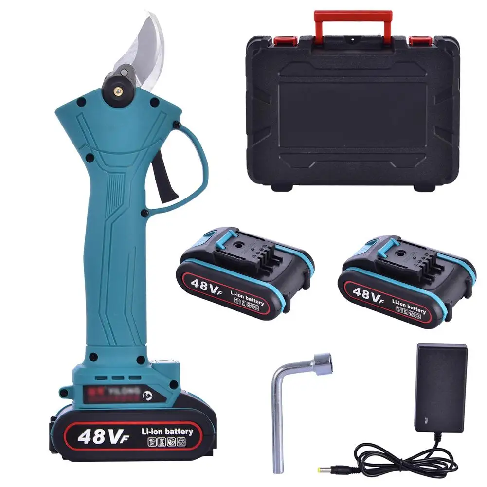 21V 600W Pruning Shear Rechargeable Electric Pruning Shears Scissors Branch Tree Cutting Trimming With Battery Wrench Tool
21V 600W Pruning Shear Rechargeable Electric Pruning Shears Scissors Branch Tree Cutting Trimming With Battery Wrench Tool