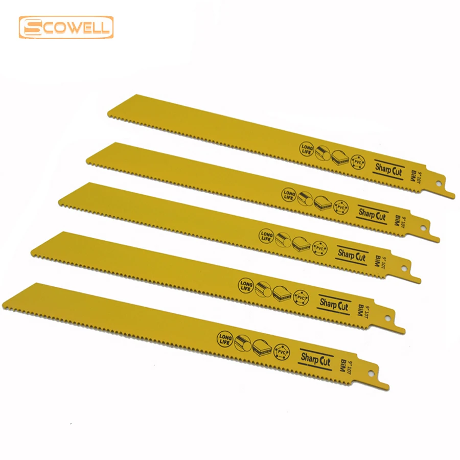 9 In 10tpi HSS Bimetal Sabre Recipe Saw Blades Jigsaw Metal Wood Plastic Cutting Reciprocating Saw Blade For Wood With Nails
9 In 10tpi HSS Bimetal Sabre Recipe Saw Blades Jigsaw Metal Wood Plastic Cutting Reciprocating Saw Blade For Wood With Nails