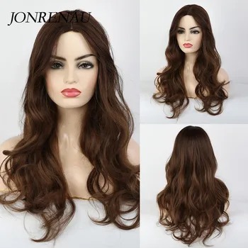 JONRENAU Synthetic Long Natural Wave Hair Dark Brown Wigs for White/Black Women Center Parting Party or Daily Wear
JONRENAU Synthetic Long Natural Wave Hair Dark Brown Wigs for White/Black Women Center Parting Party or Daily Wear